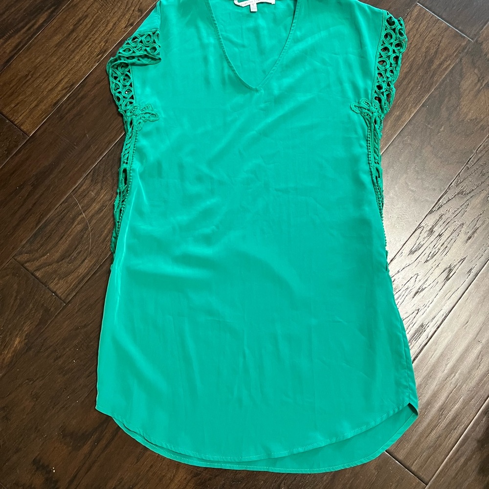 Green Dress (lace on the sides expose the skin)
